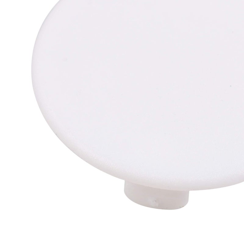 RDEXP 100PCS Plastic Concealed Hinge Hole Cover Plug Cap White - Image 5